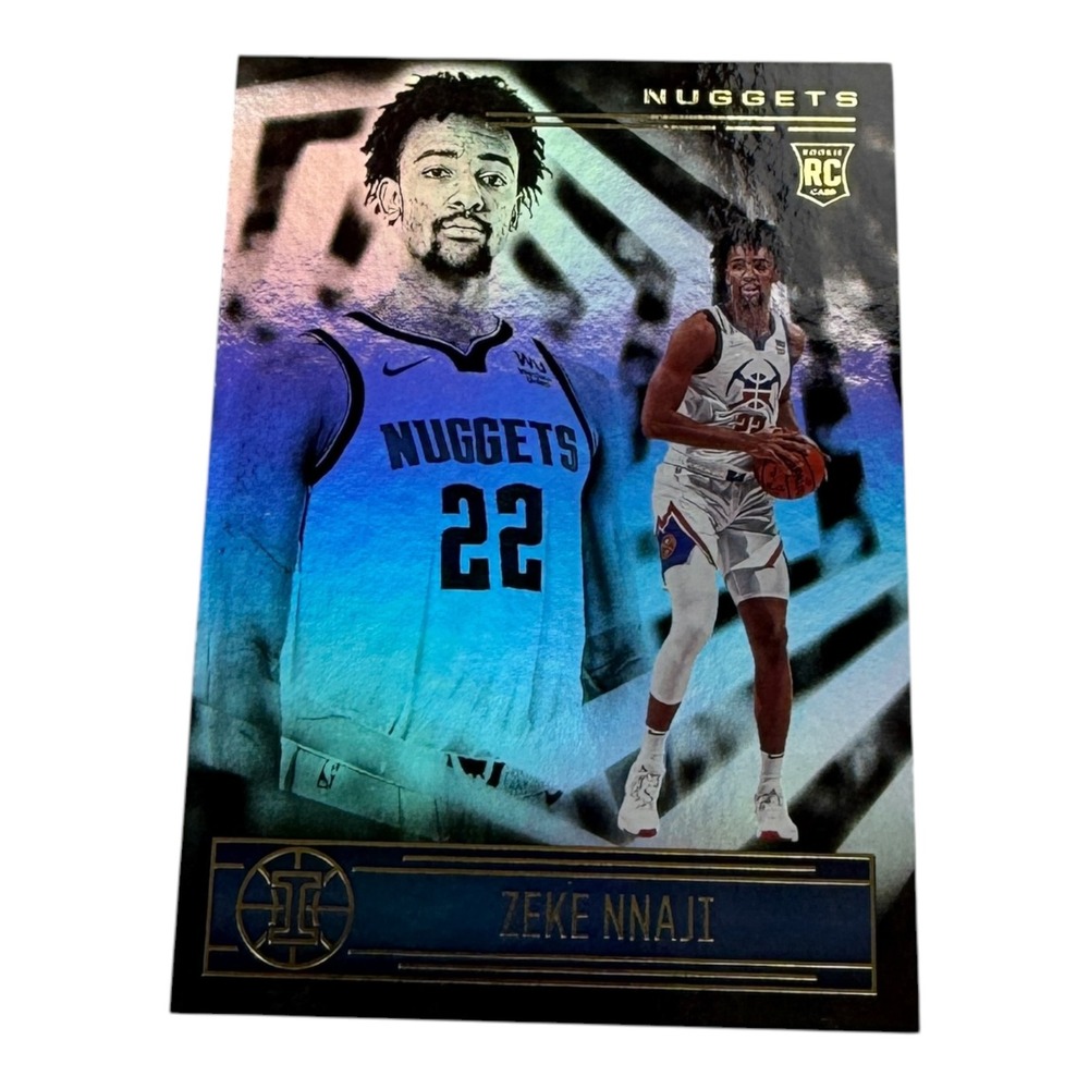 2020-21 Panini Illusions Zeke Nnaji Denver Nuggets RC Rookie Card No. 183 NBA